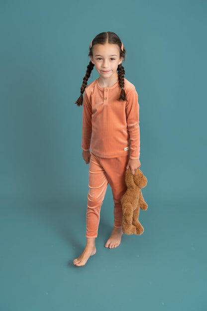 Ribbed Velour 2Pc Set