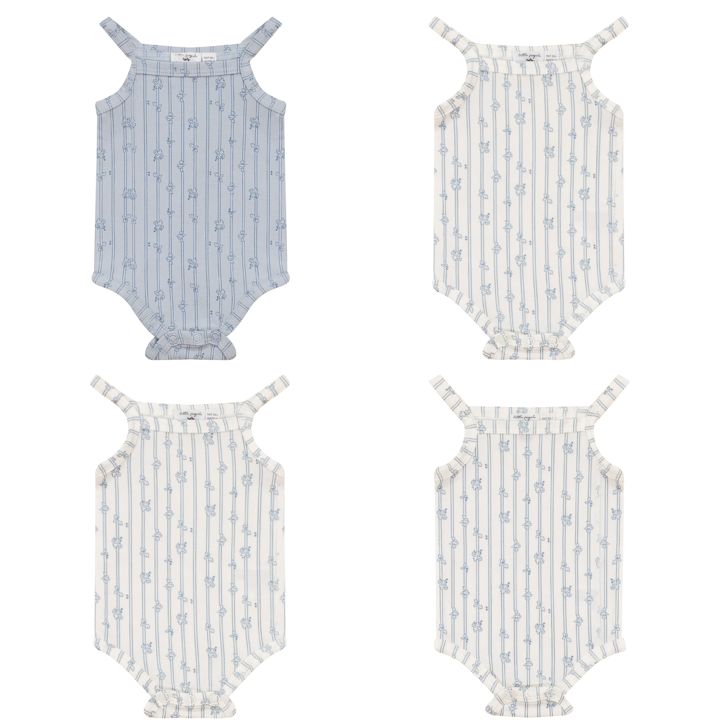 Soft Cotton Modal 3 Pack Onesie Set