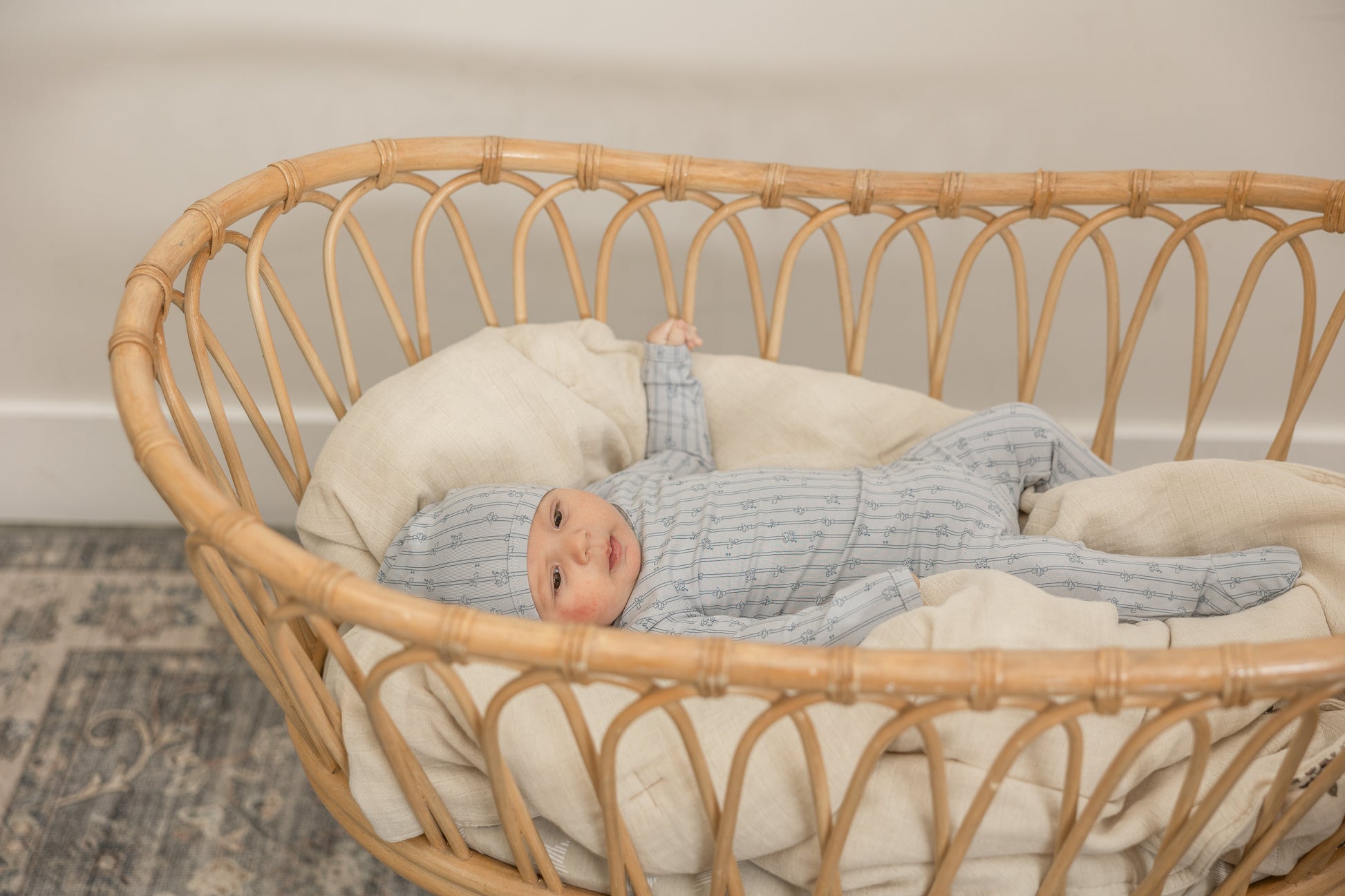 Soft Cotton Modal Onesie and Hat