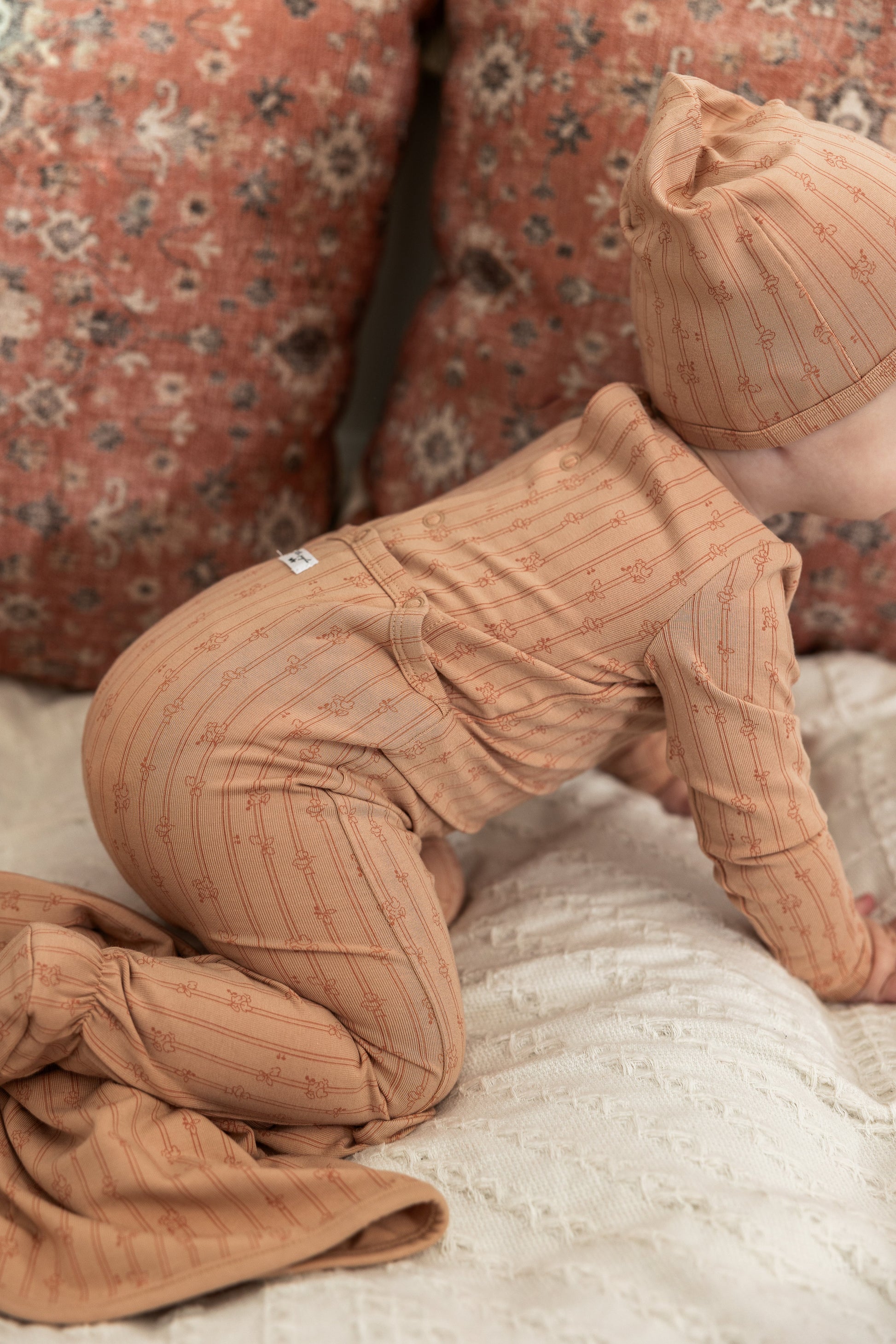 Soft Cotton Modal Onesie and Hat