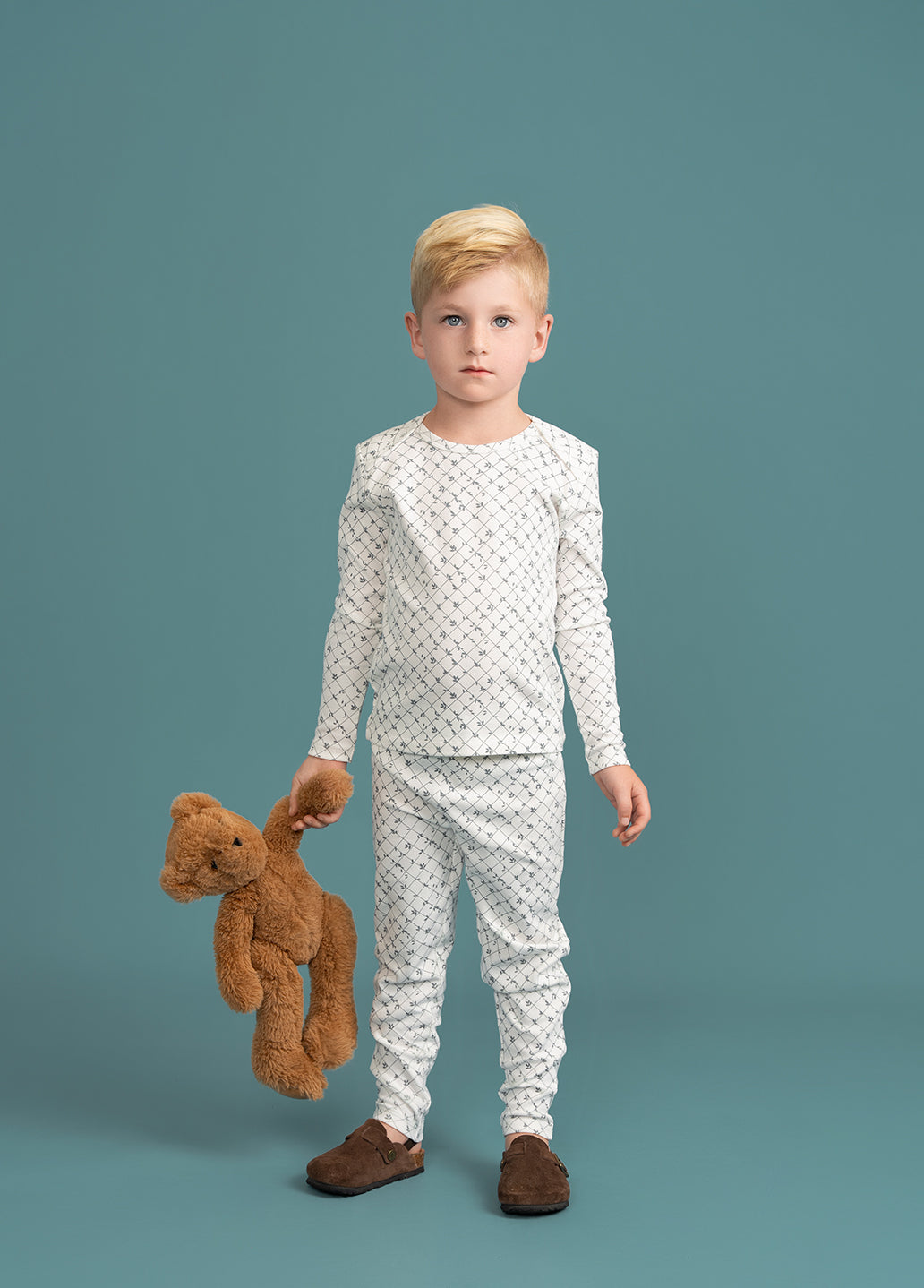 Printed Ribbed 2Pc Set