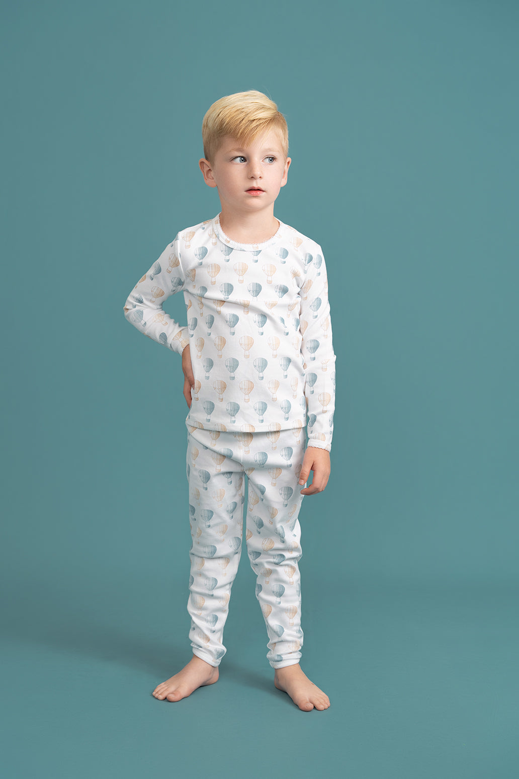 Air Balloon Printed 2Pc Set