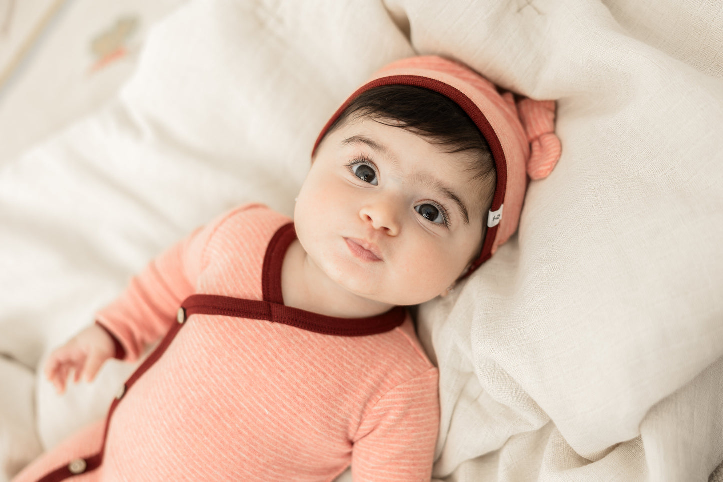 Stripe Stretch Knit Onesie set