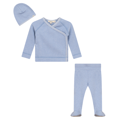 Stretch Knit 3Pc Set Blue