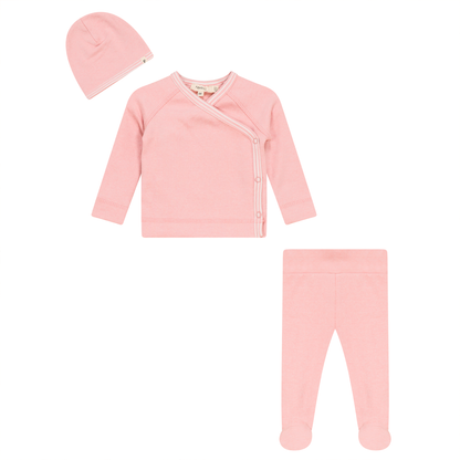 Stretch Knit 3Pc Set Pink