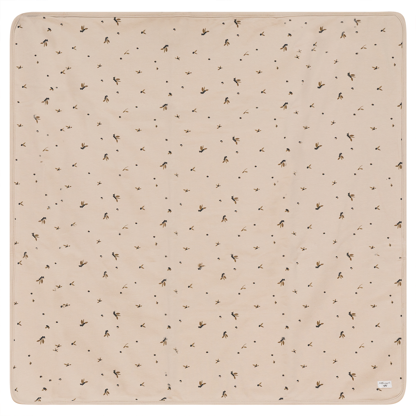 Leaf Print Blanket Biscuit One Size