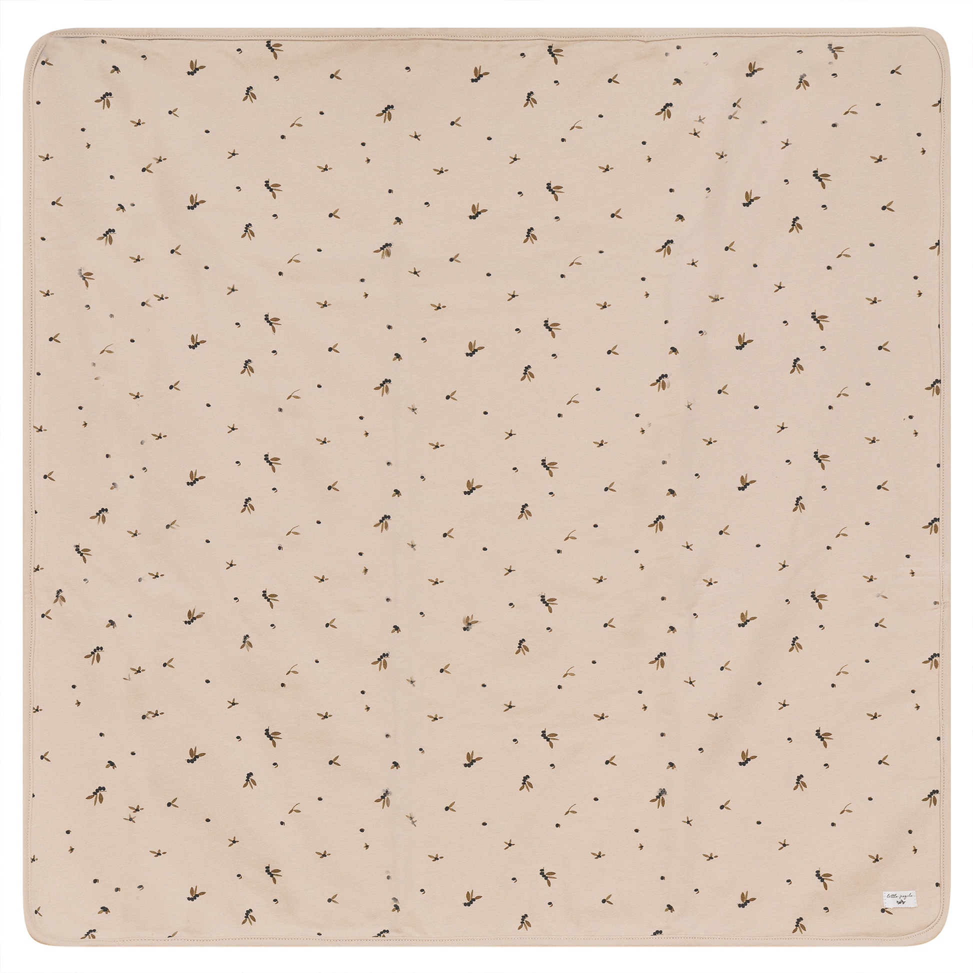 Leaf Print Blanket Biscuit One Size