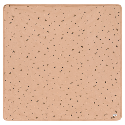 Leaf Print Blanket Maple Sugar One Size