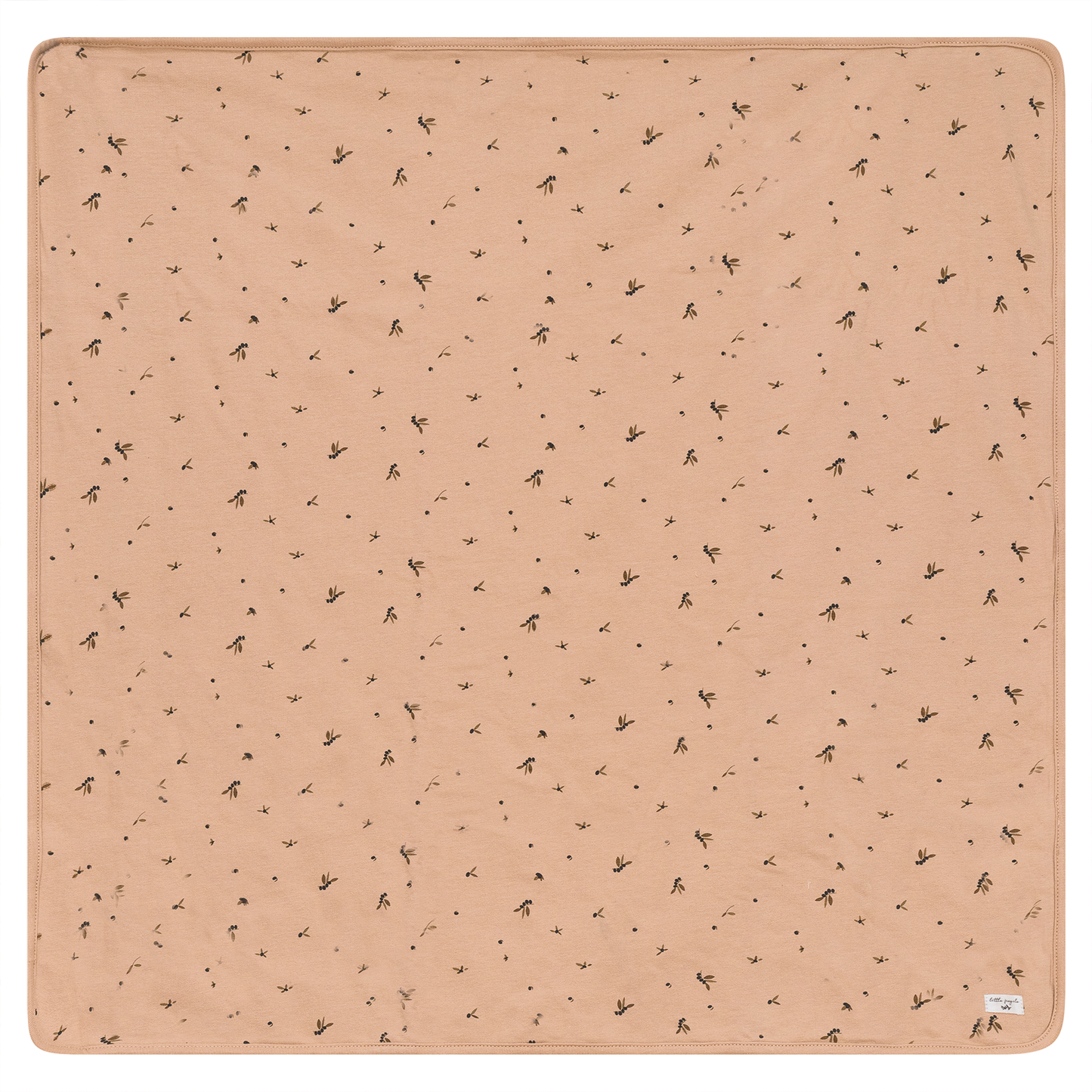 Leaf Print Blanket Maple Sugar One Size