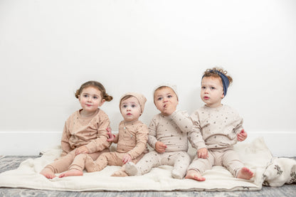 Leaf Print Onesie Set