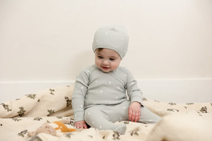 Leaf Print Onesie Set