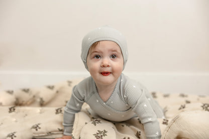 Leaf Print Onesie Set