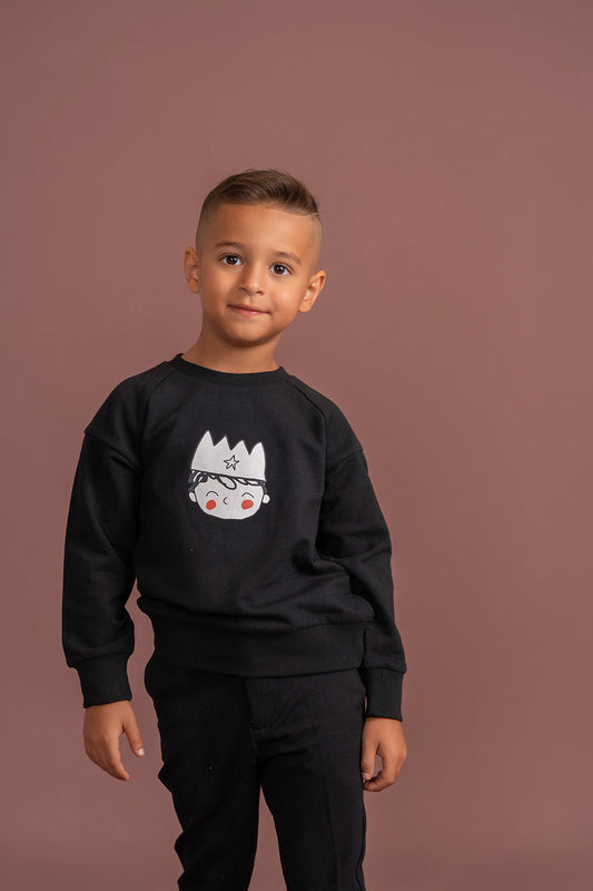 Crown Print Sweatshirt