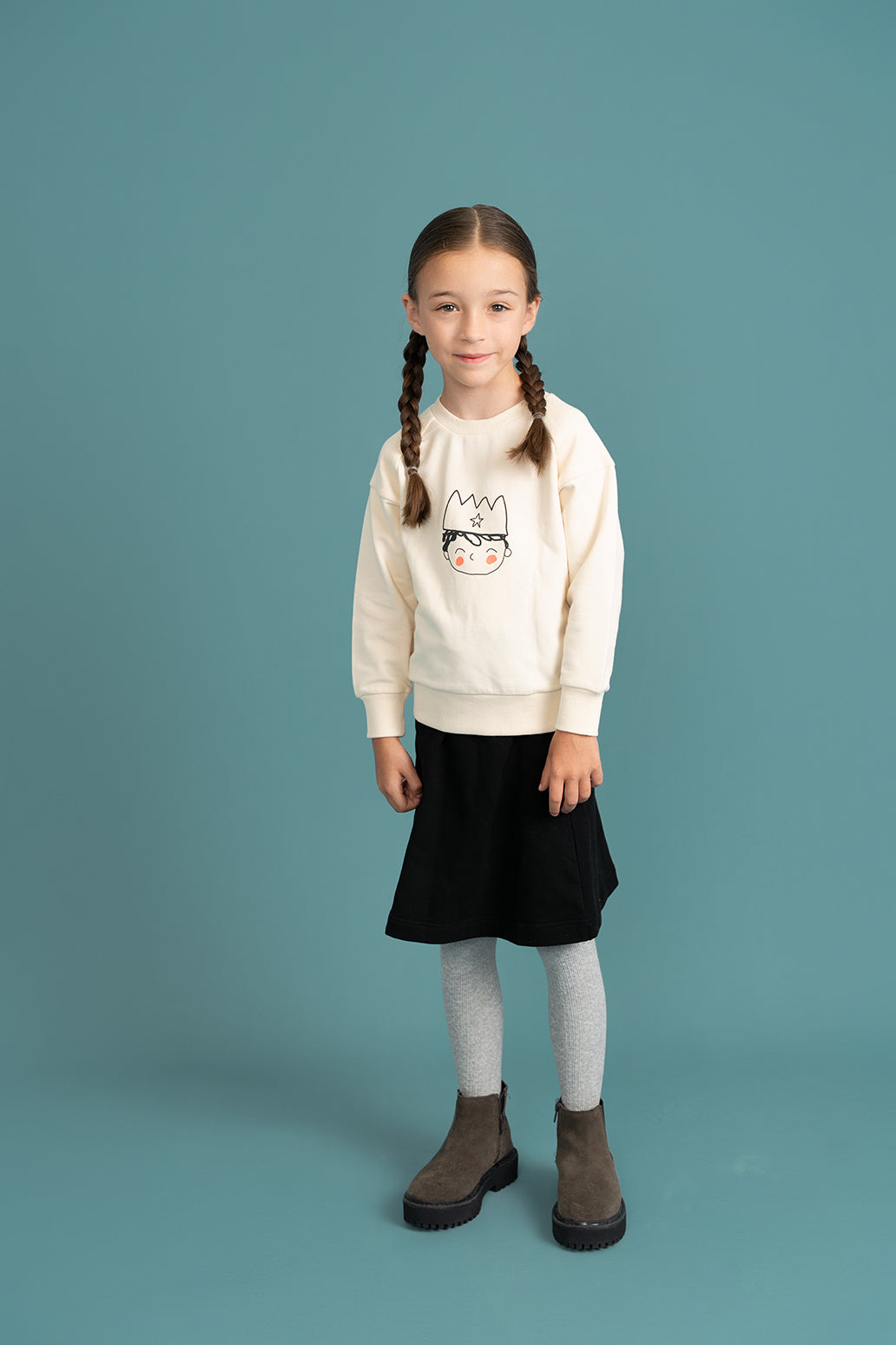 Crown Print Sweatshirt