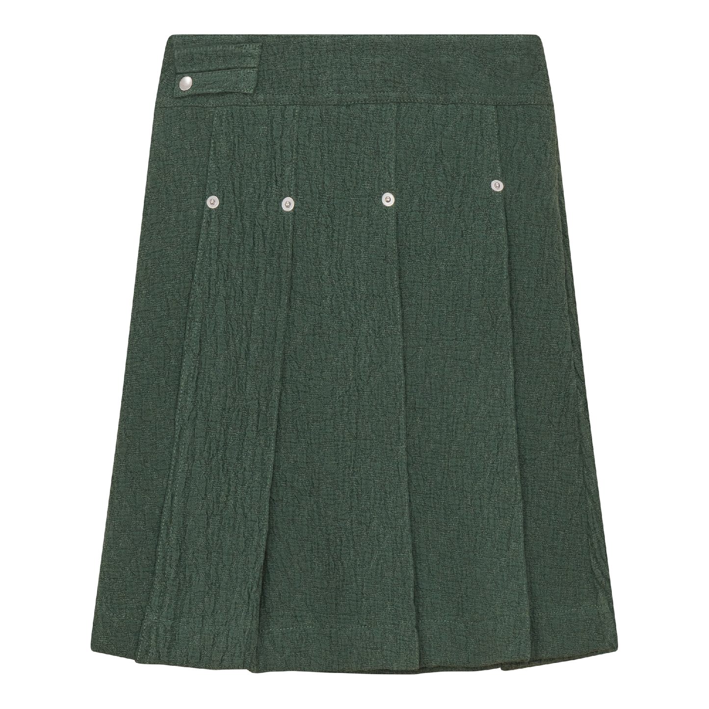 Woven Jacquard Skirt Green
