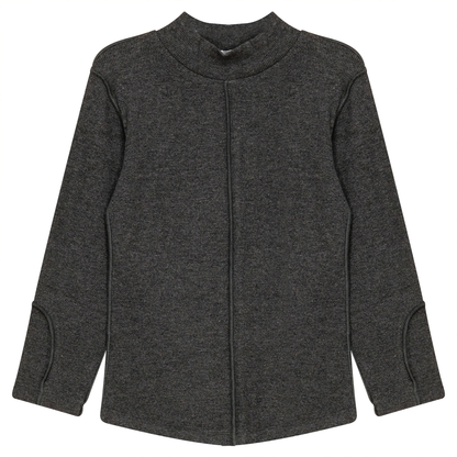 Ribbed Top with Outseams