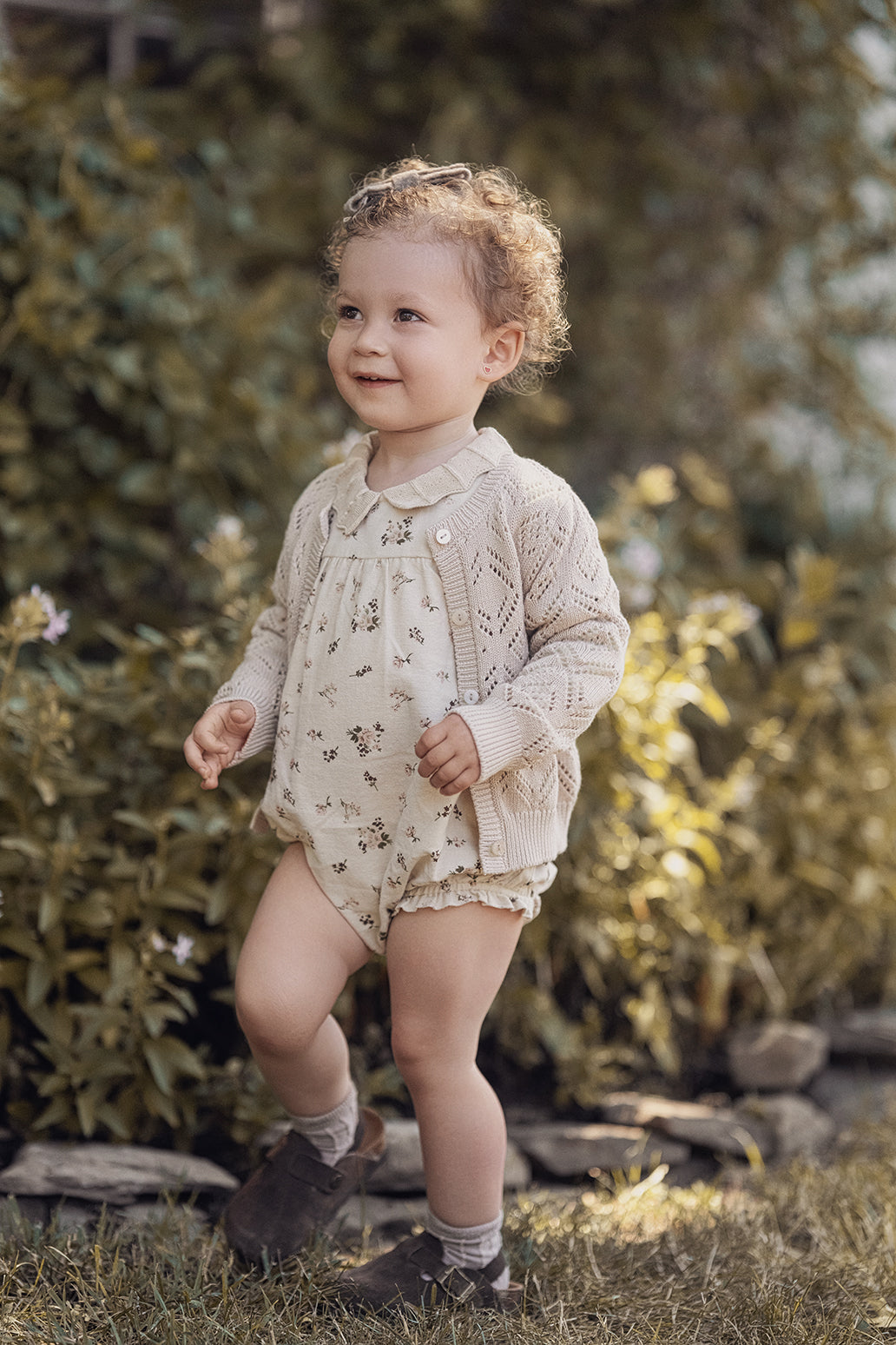 Pointelle Knit Cardigan