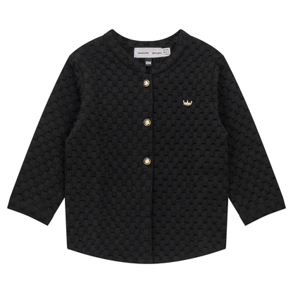 Puff Textured Woven Shirt Black