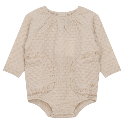 Puff Textured Woven Bubble Cream