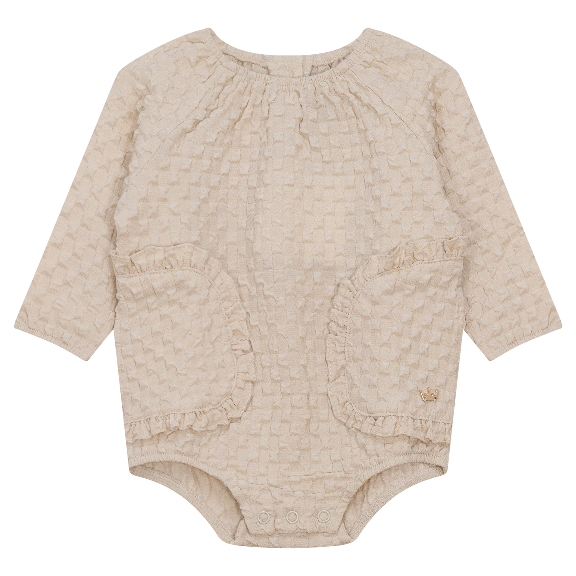 Puff Textured Woven Bubble Cream