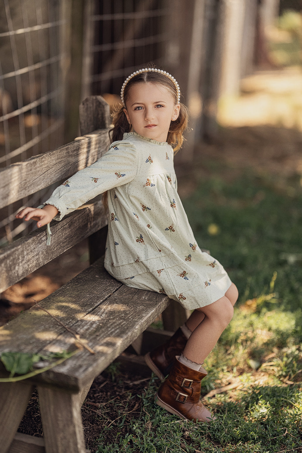 Woven Flannel Loose Dress