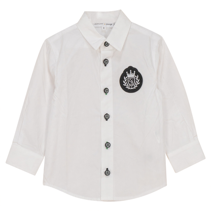 Crest Cotton Shirt White