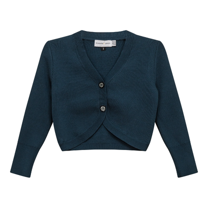 Tight Knit Cardigan Teal