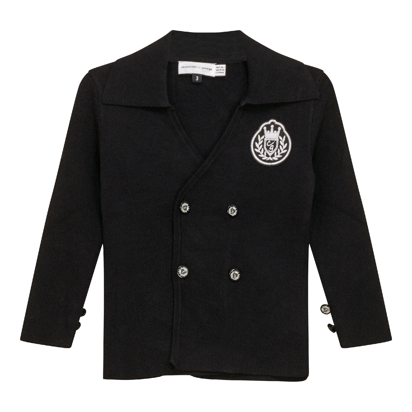 Tight Knit Jacket Black