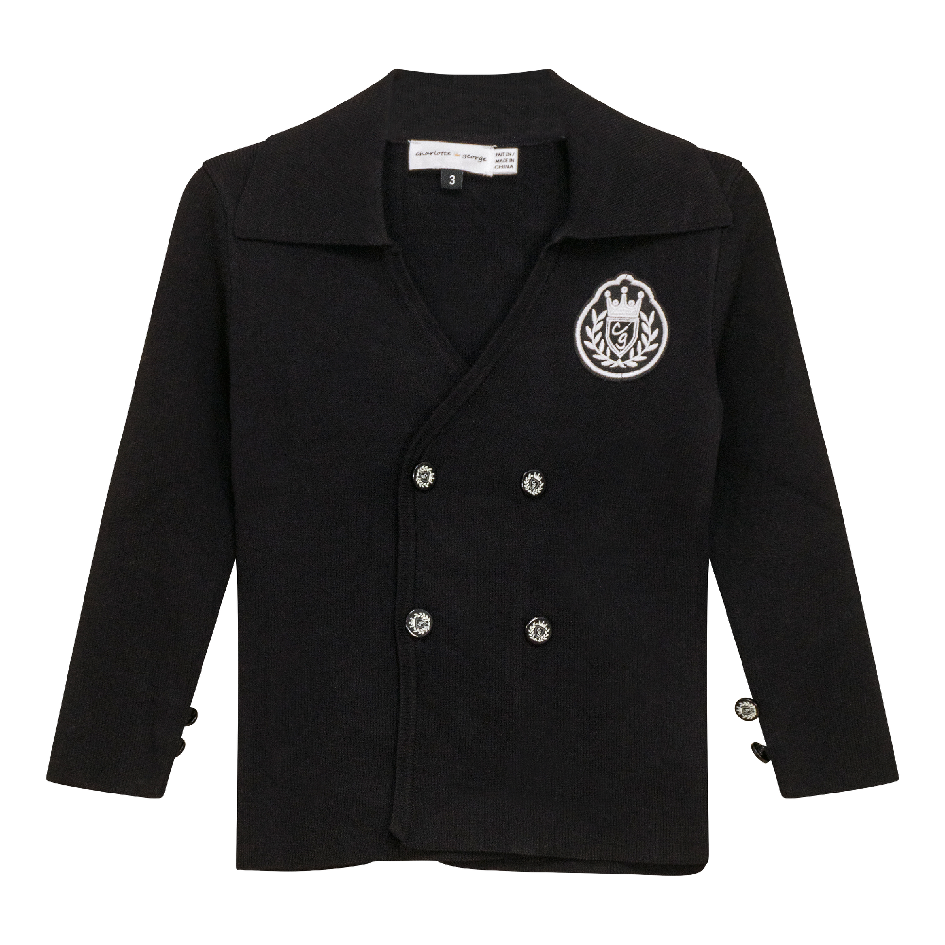 Tight Knit Jacket Black