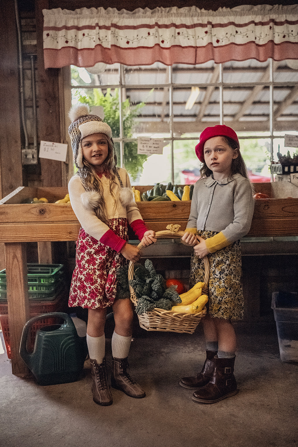 Floral Knit Dress 2Pc Set