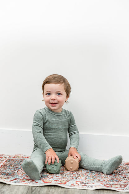 Velour Ribbed Onesie