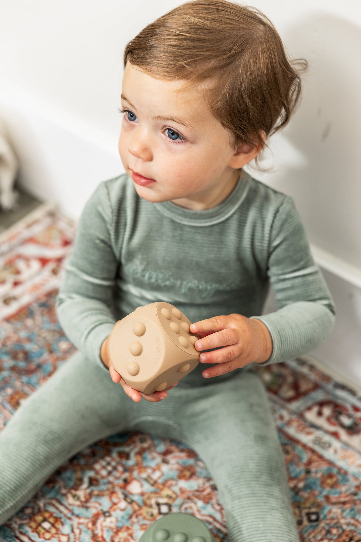 Velour Ribbed Onesie