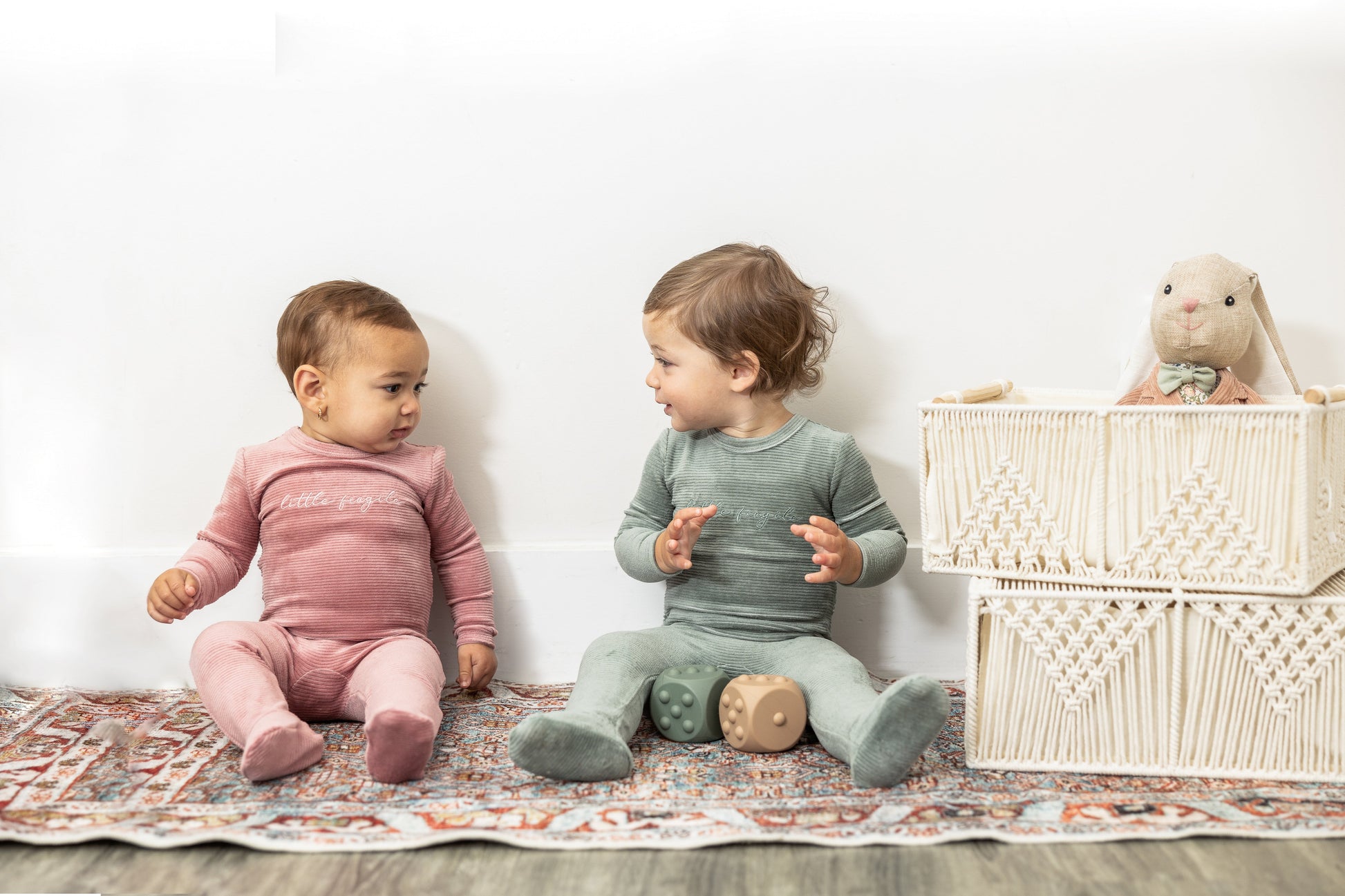 Velour Ribbed Onesie