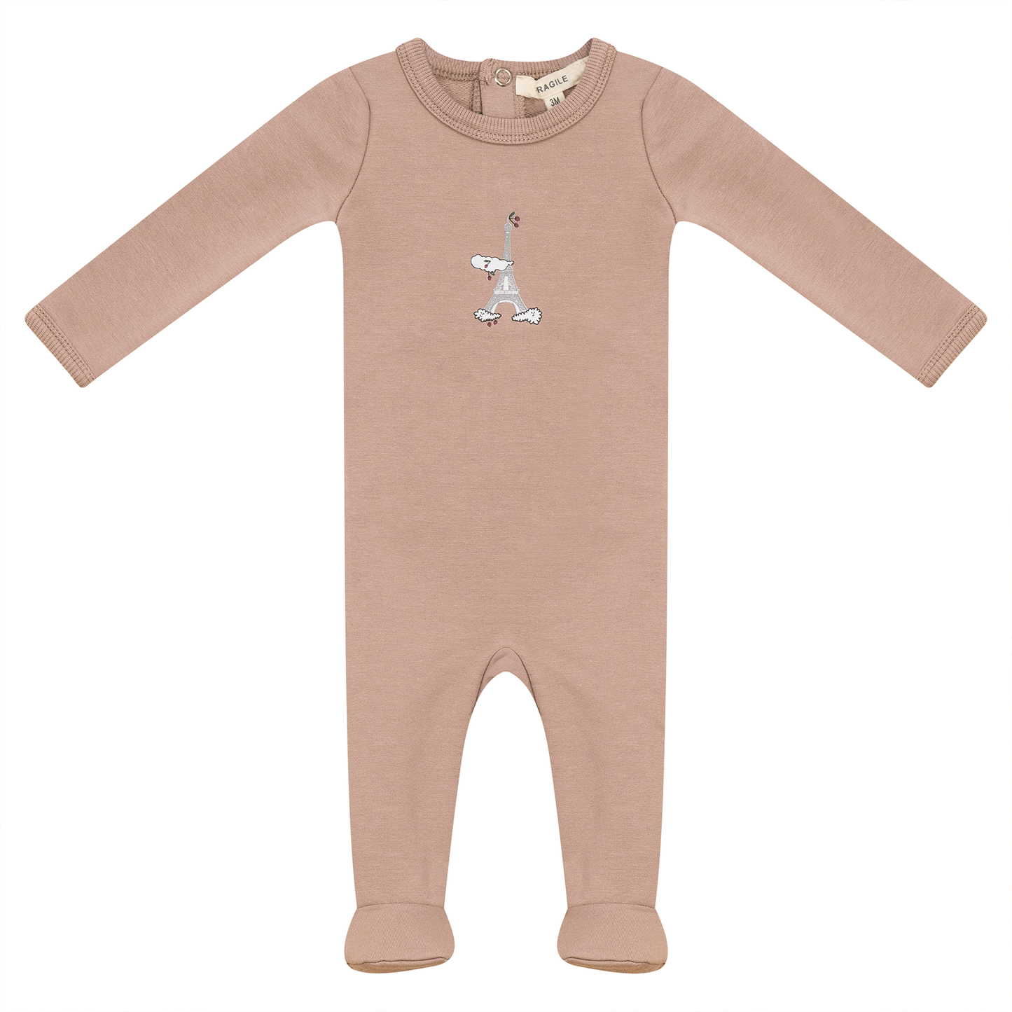 Eiffel Print Onesie True Blossom