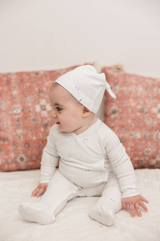 Bunny Print Onesie with Hat