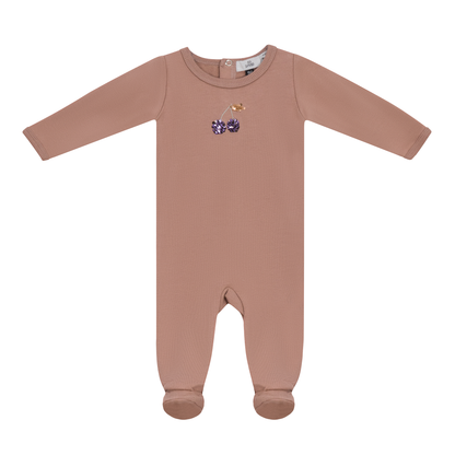 Bunny Print Onesie Blossom