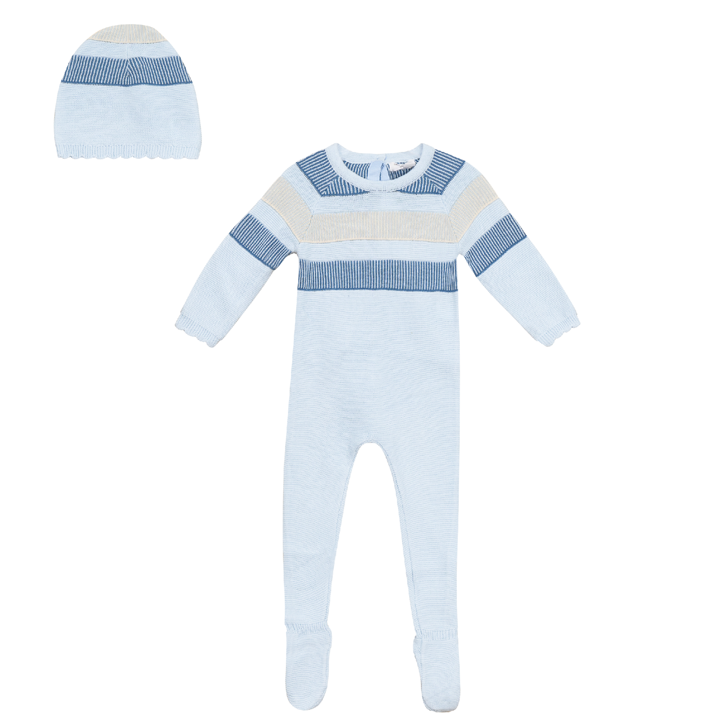 Stitch Knit 2Pc Set Light Blue