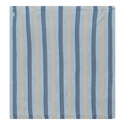 Knit Blanket Light Blue One Size