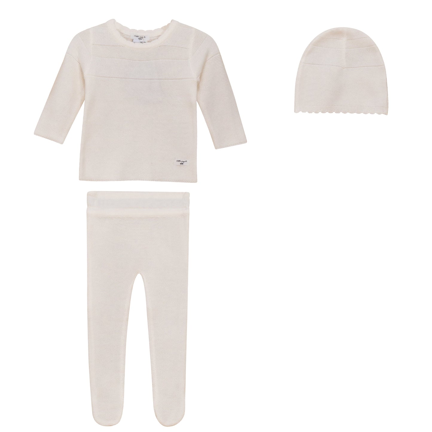 Knit 3Pc Set Off White