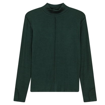 Stretch Knit Top Olive