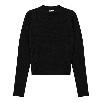 Textured Knit Crop Top