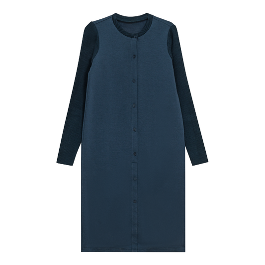 Modal Ponte Dress Teal