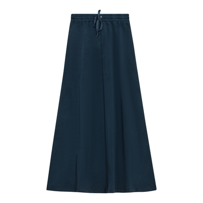 Long Flare Skirt Teal