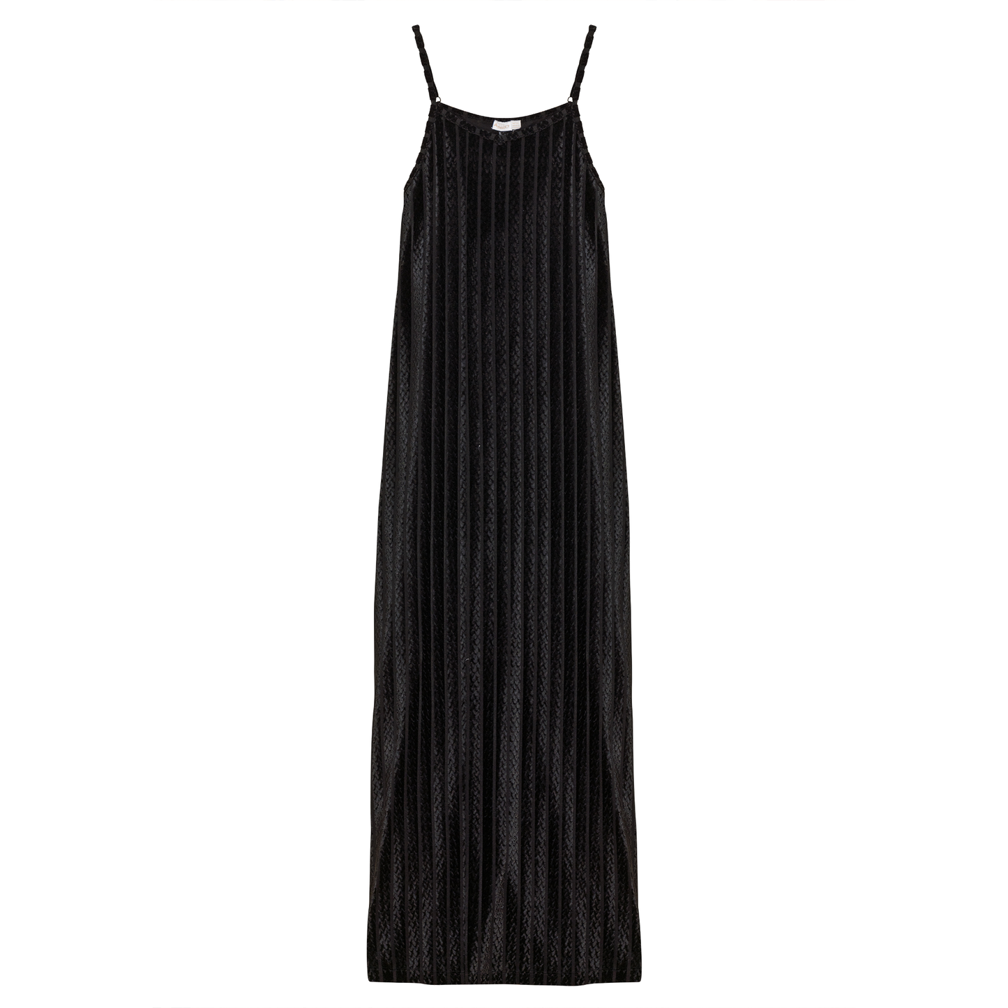 Slinky Velour Maxi Jumper Black
