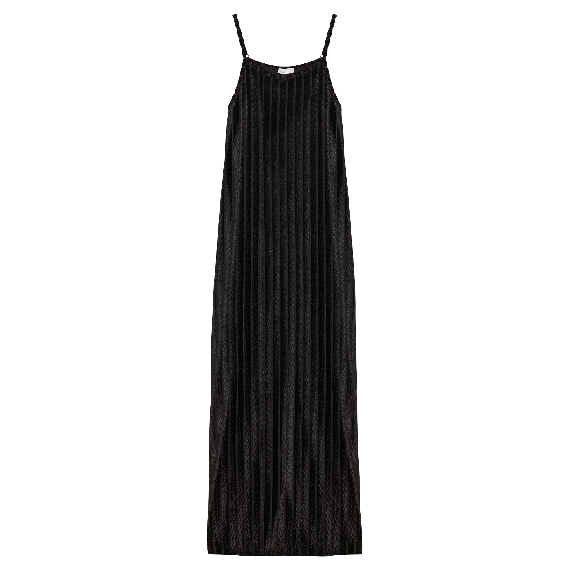 Slinky Velour Maxi Jumper Black