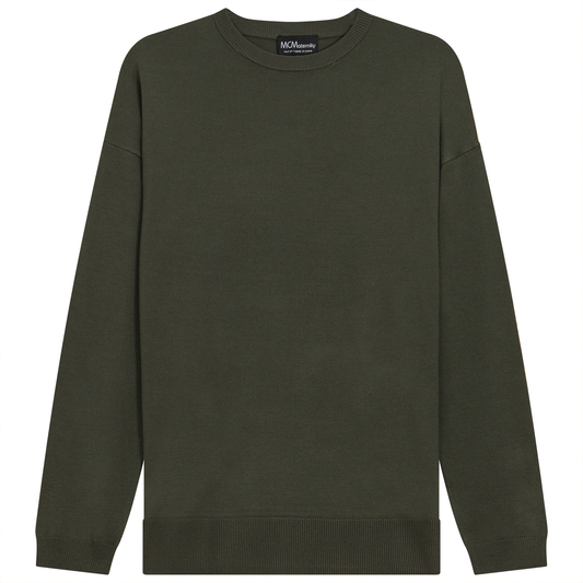 Maternity Dolman Sweater Dark Olive