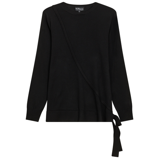 Maternity Fake Wrap Sweater