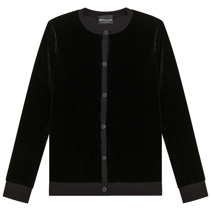 Maternity Slinky Velour Crop Cardigan