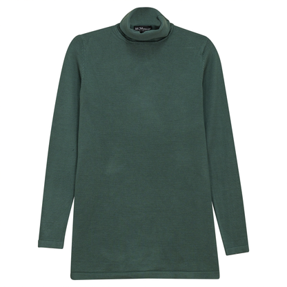 Maternity Thin Knit Turtleneck Basil