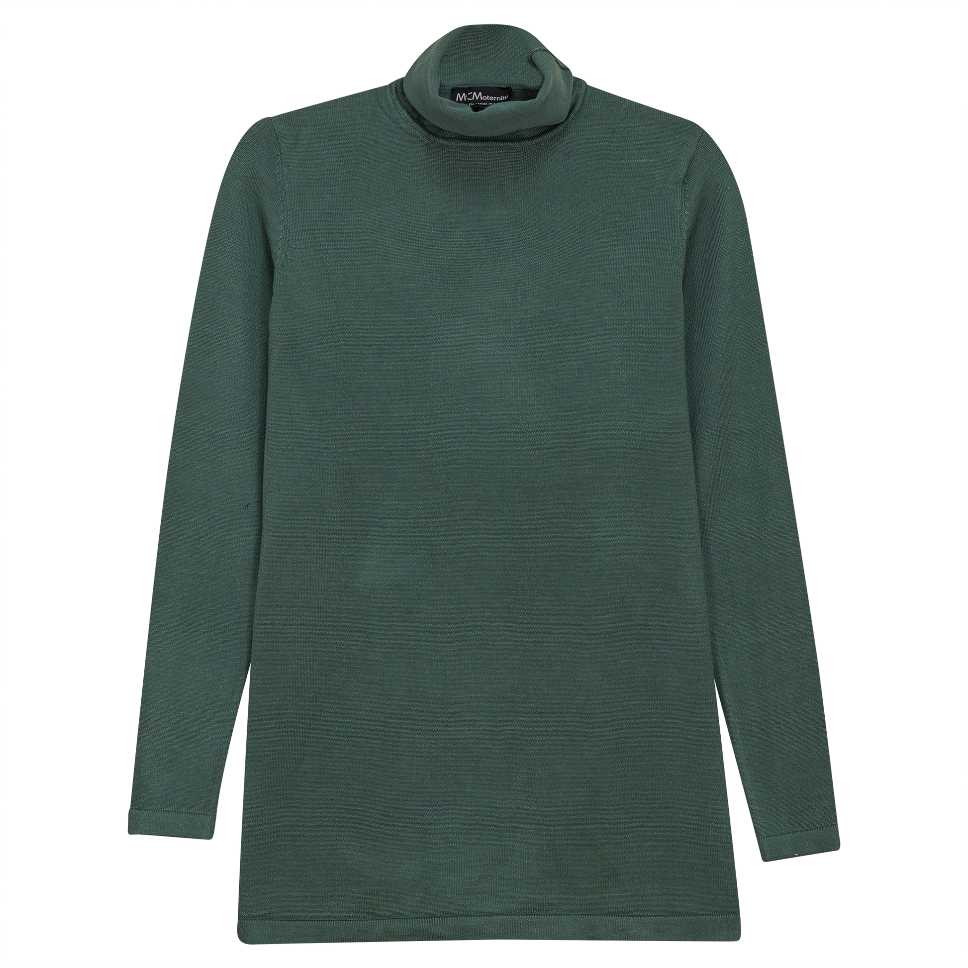 Maternity Thin Knit Turtleneck Basil